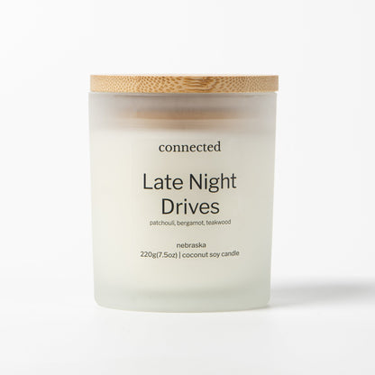 Late Night Drives -Coconut soy candle - Connected Fragrance Company - Connected